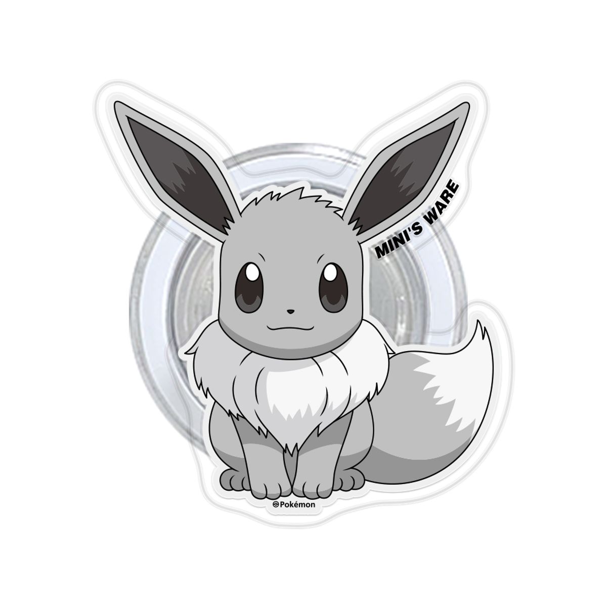 미니스웨어(MINI'S WARE) Pokemon Gray MagSafe AcrylicTok_Eevee