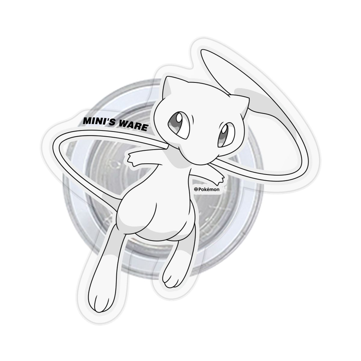 미니스웨어(MINI'S WARE) Pokemon Gray MagSafe AcrylicTok_Mew