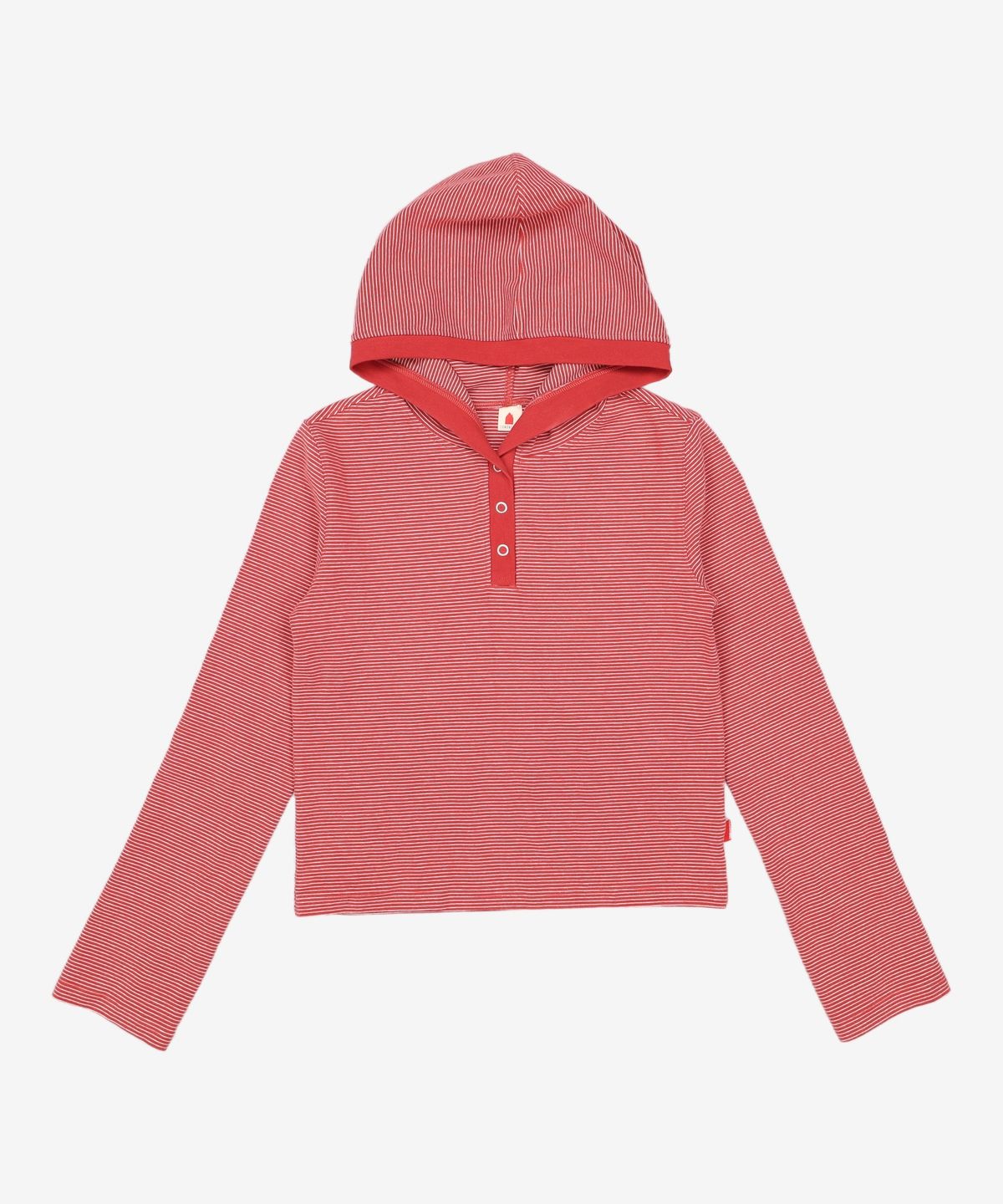 꼬모니노즈(COMONINOZ) W SLIM HOOD T-SHIRT [RED] FREE