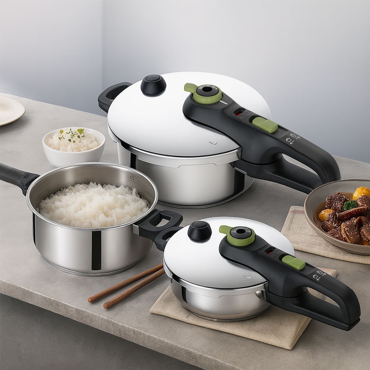 테팔(TEFAL) 인덕션 시큐어 트렌디 압력솥 3종 택1