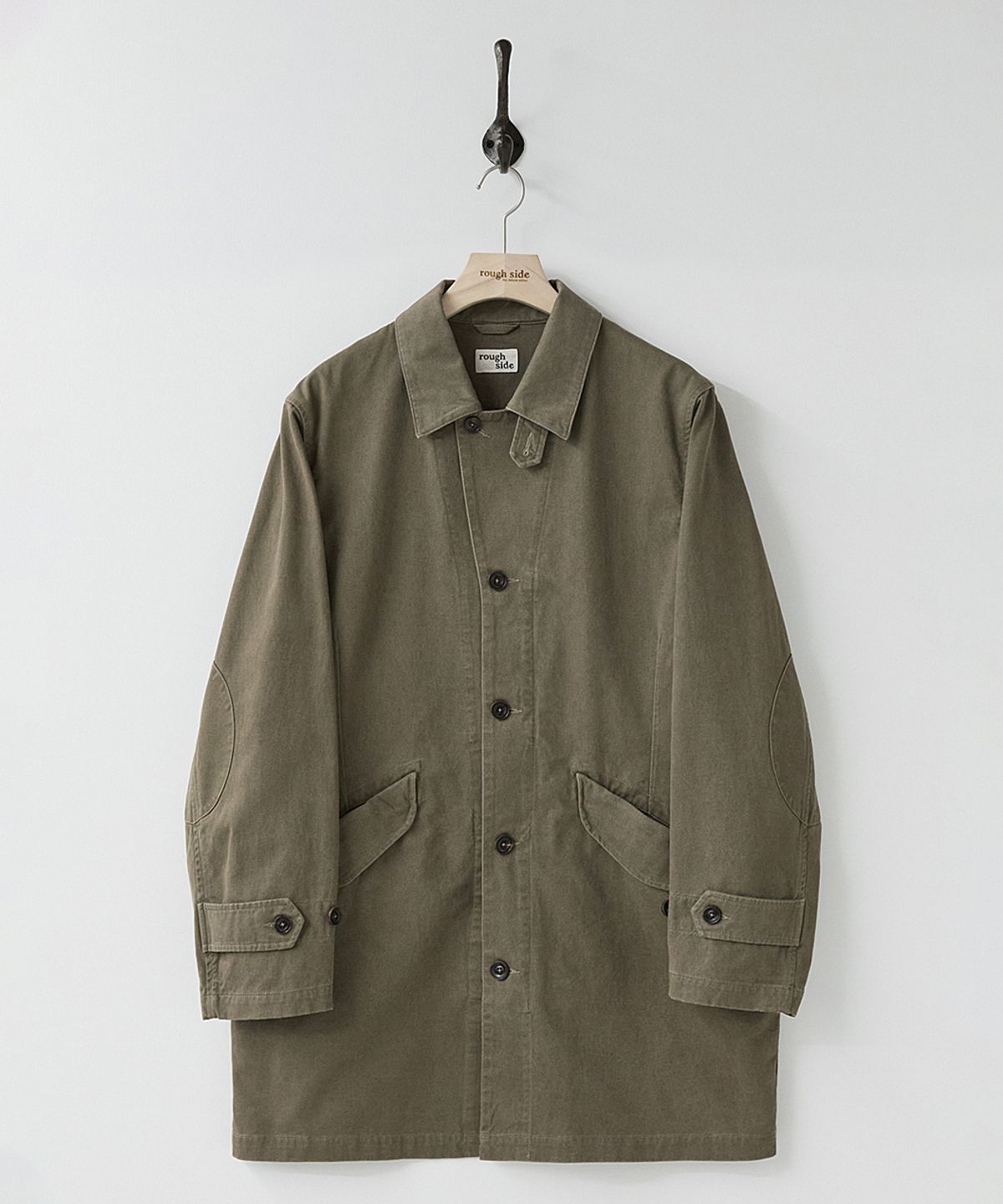 러프사이드(ROUGHSIDE) Officer Coat Mud