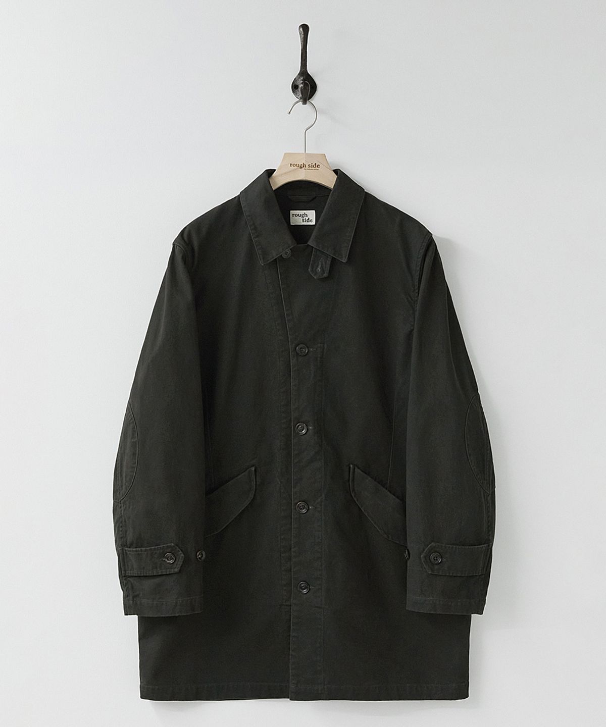 러프사이드(ROUGHSIDE) Officer Coat Charcoal