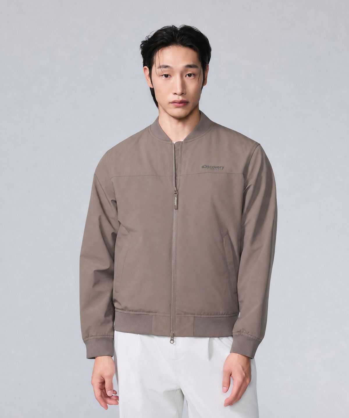 디스커버리 익스페디션(DISCOVERY EXPEDITION) 남성 봄버형 블루종 자켓 (Brown)