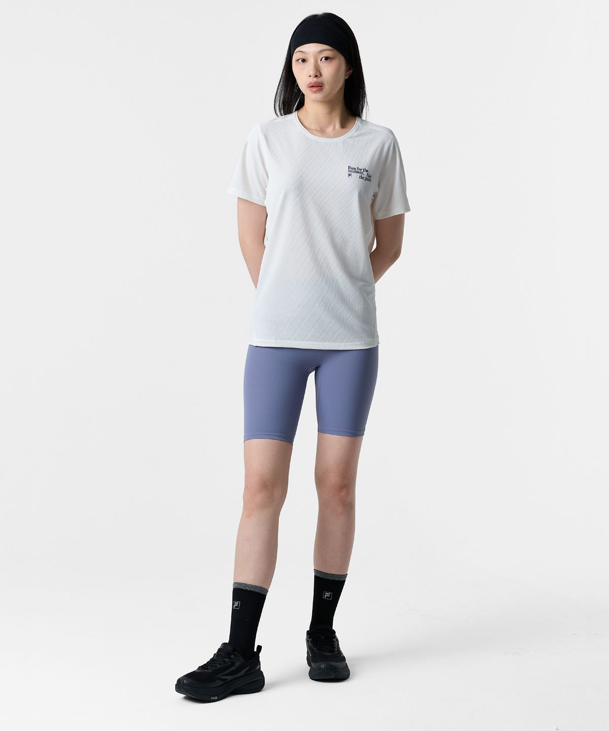 휠라(FILA) Drywave 러닝 그래픽 반팔티(FS262RS02X010191)