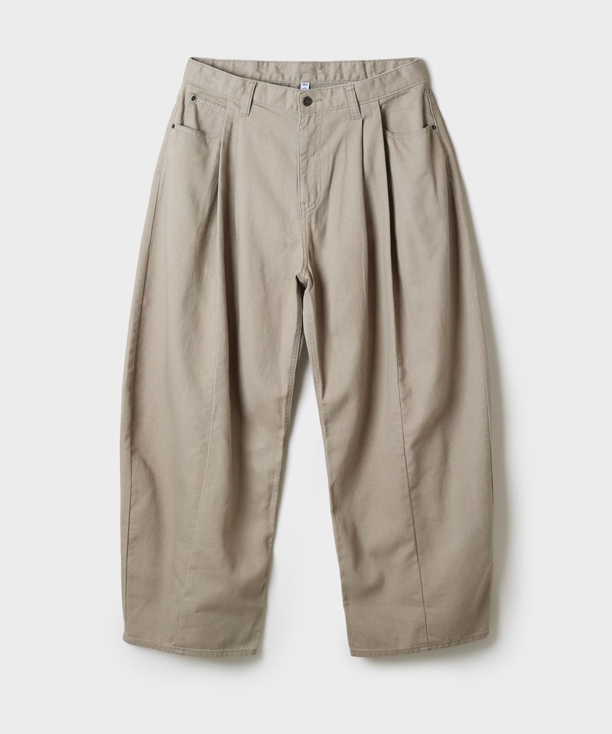 스파오(SPAO) 와이드 투턱 커브드 팬츠_SPTCG49C30