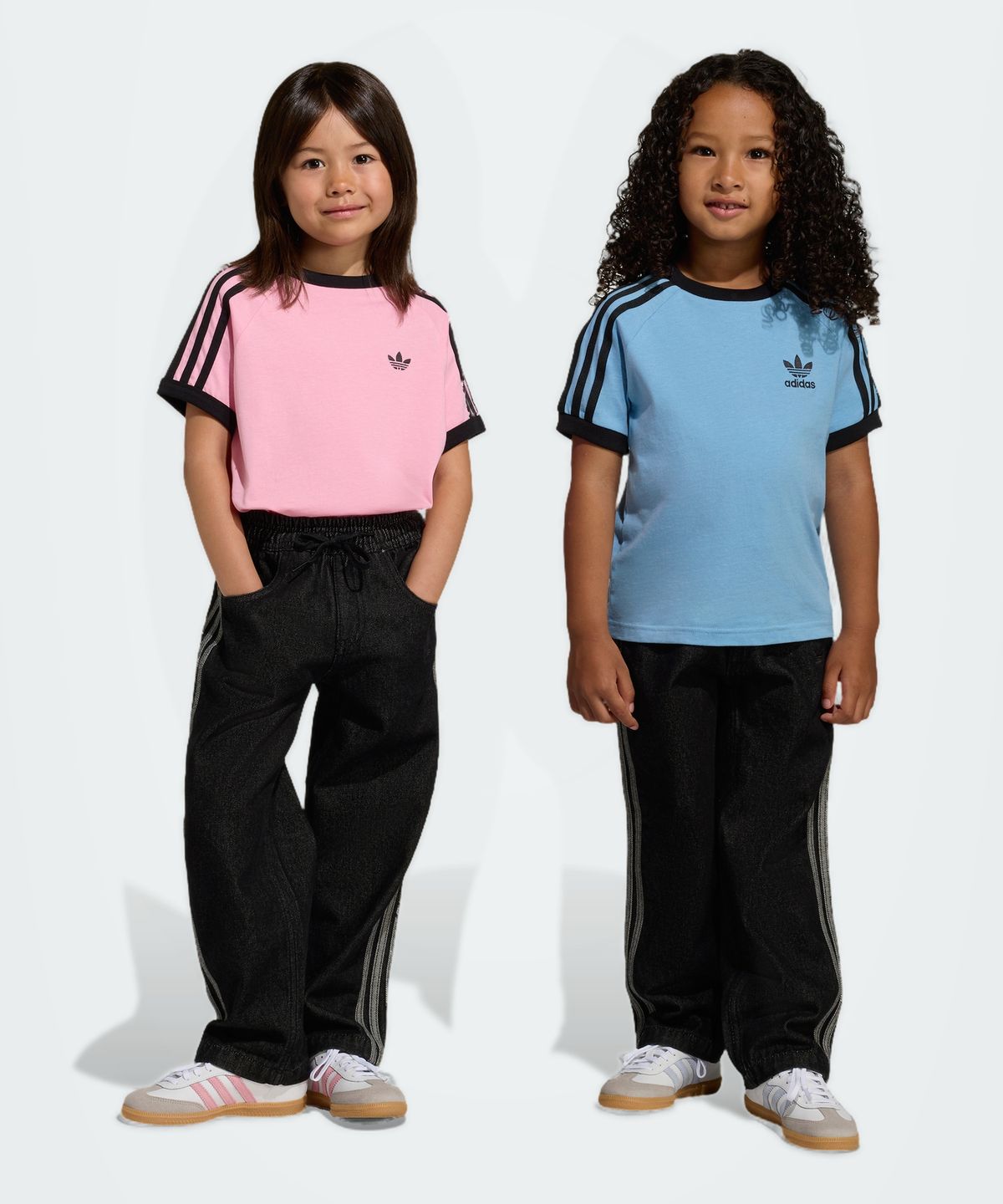 아디다스 키즈(ADIDAS KIDS) 파이어버드 데님 트랙 팬츠 KD5809
