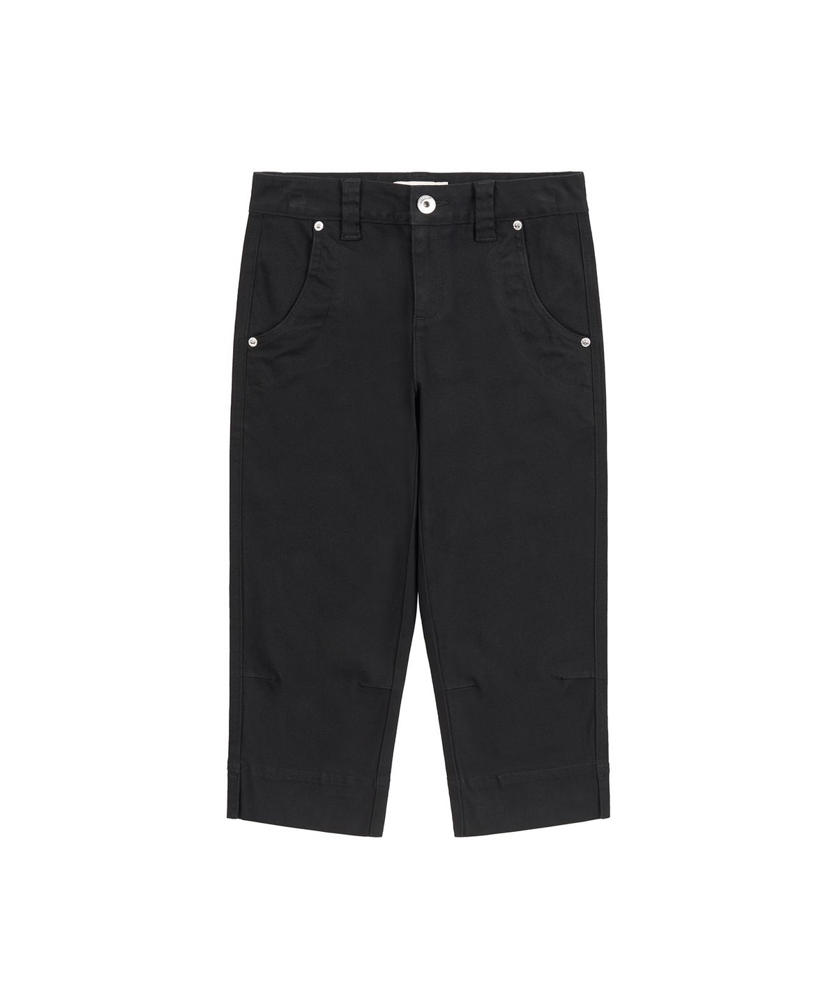 지제뮤지엄(ZIZEMUSEUM) SLIT CAPRI COTTON PANTS (BLACK)