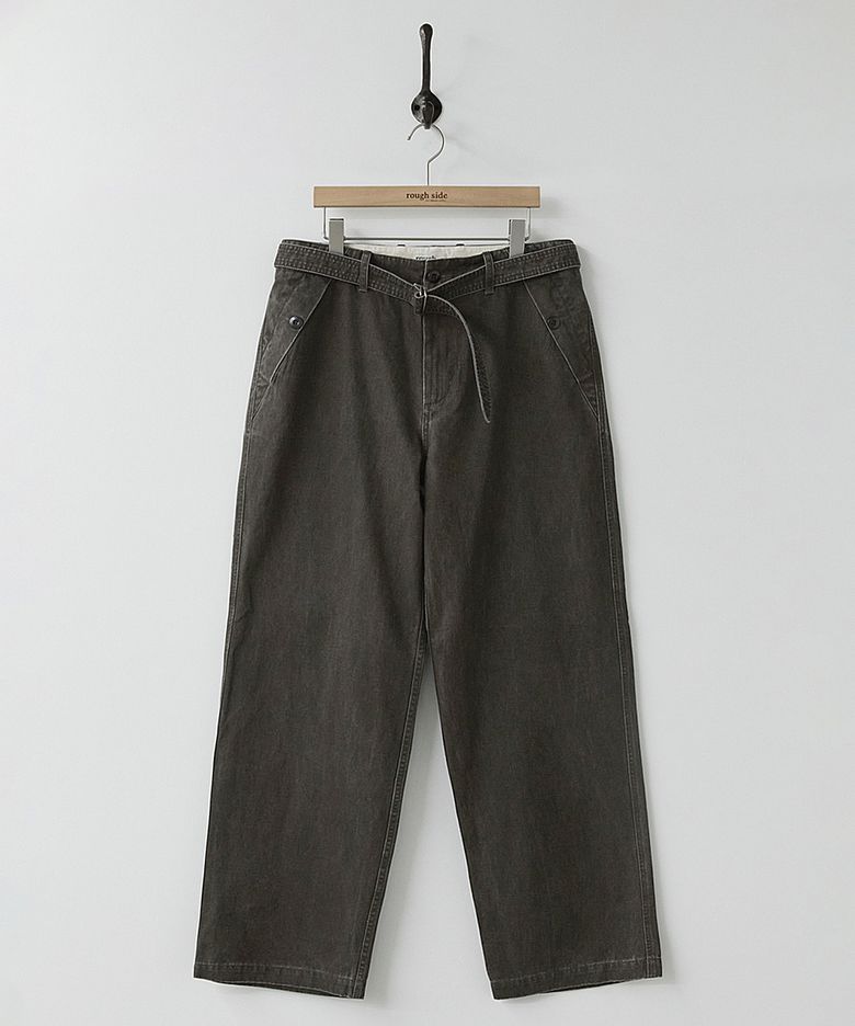 Downhill Belted Pants Dark Brown