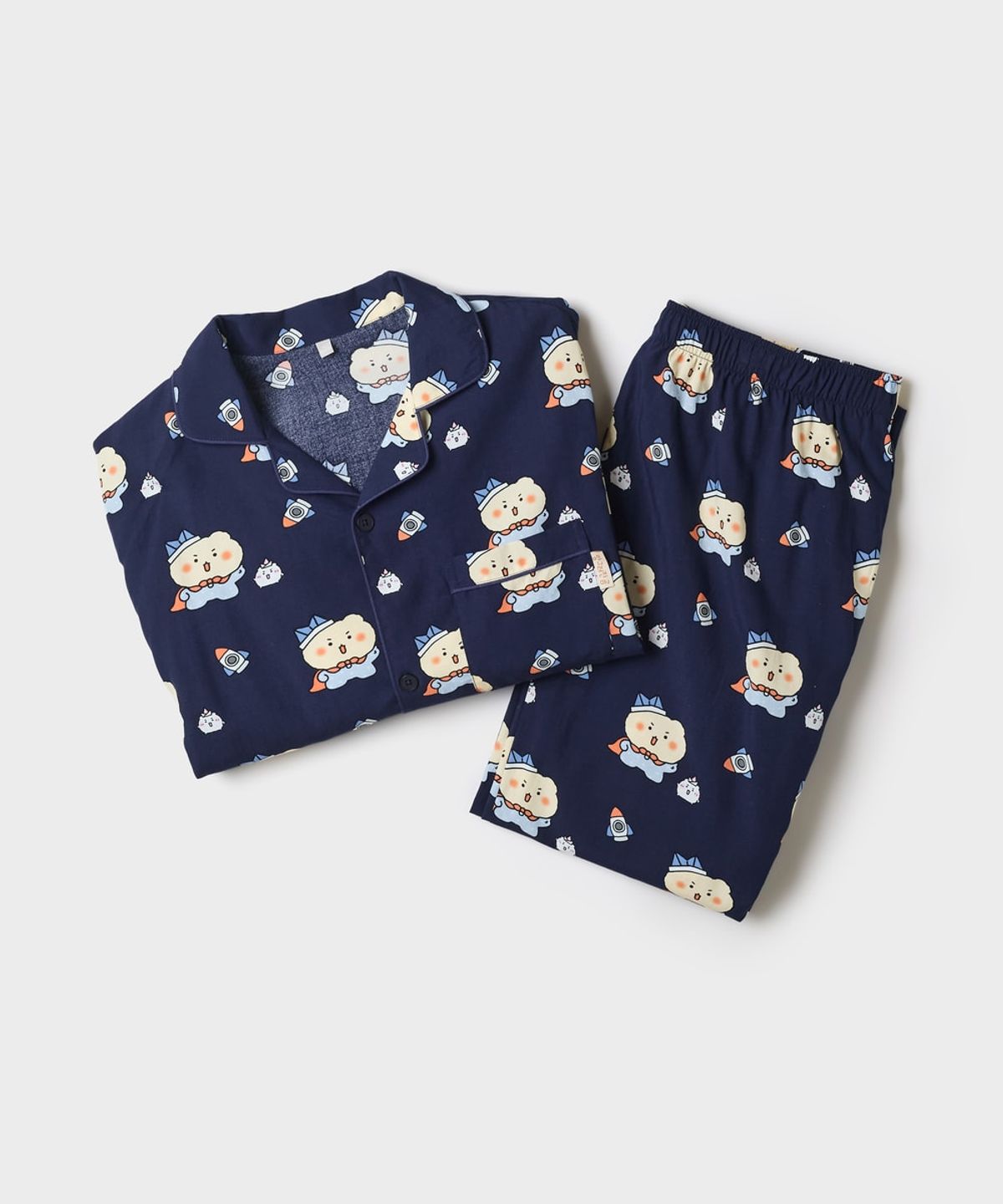 스파오(SPAO) [망그러진곰] 긴팔 파자마(Navy)_SPPPG49U03