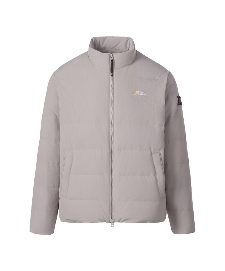헤론 스탠드넥 경량 구스다운 점퍼 BEIGE