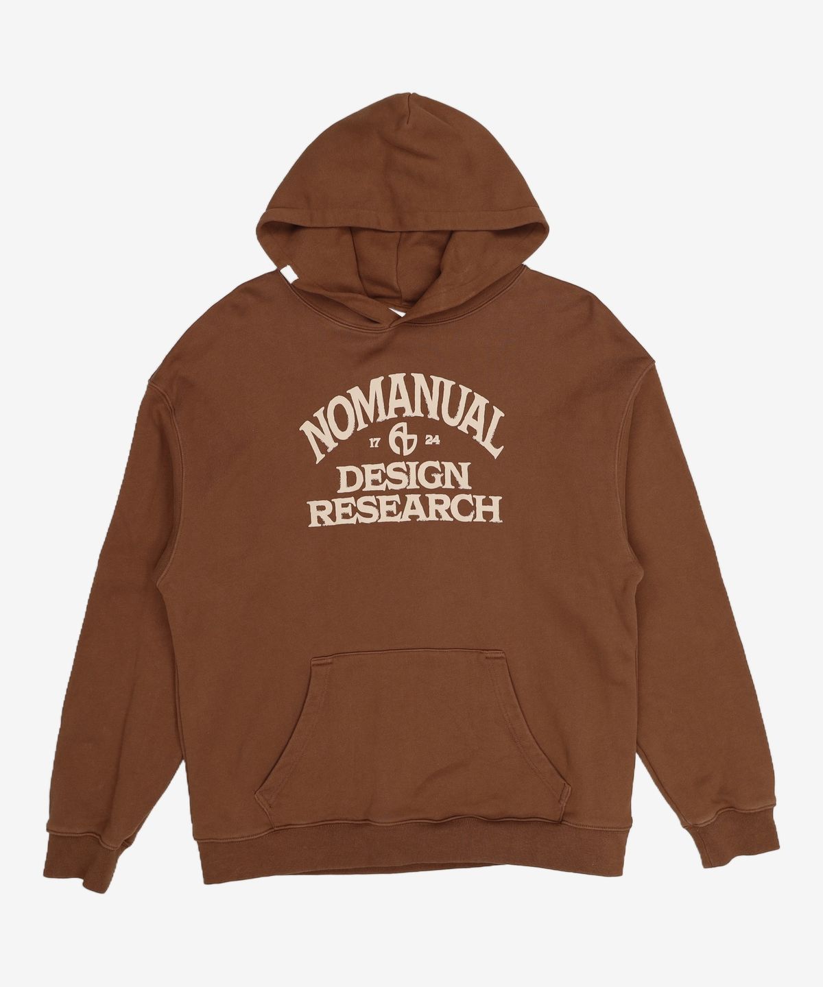 노매뉴얼(NOMANUAL) A.G HOODIE - BROWN XL