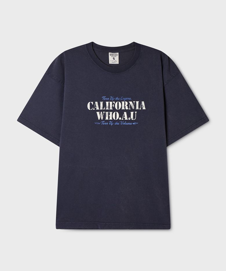 Rock Music Vintage Dyed T-shirt / WHRPG3733U