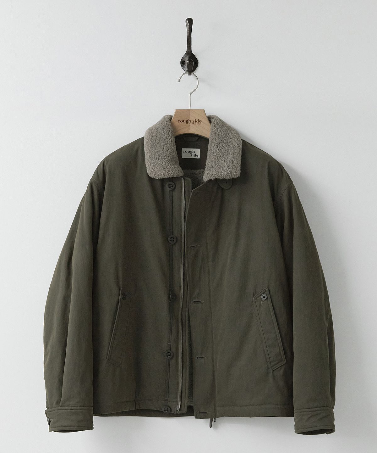 러프사이드(ROUGHSIDE) Deck Parka Bark