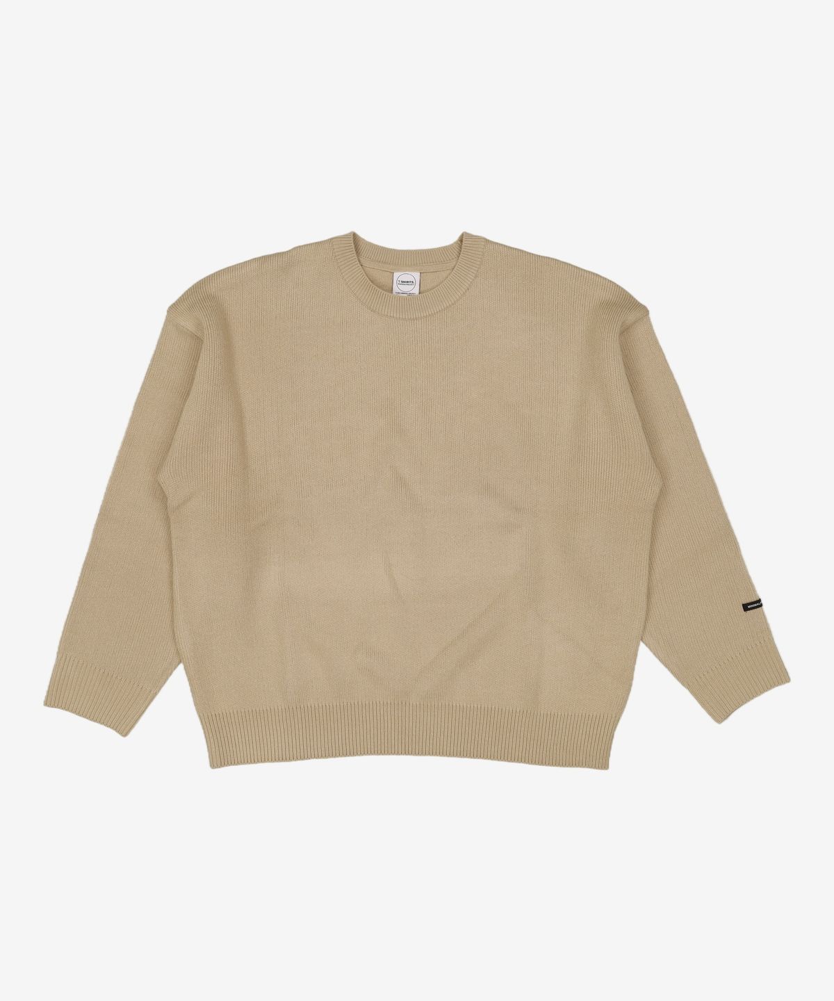 미니멀프로젝트(MINIMALPROJECT) 소프트 오버핏 라운드 니트 MNT101 [BEIGE] XL