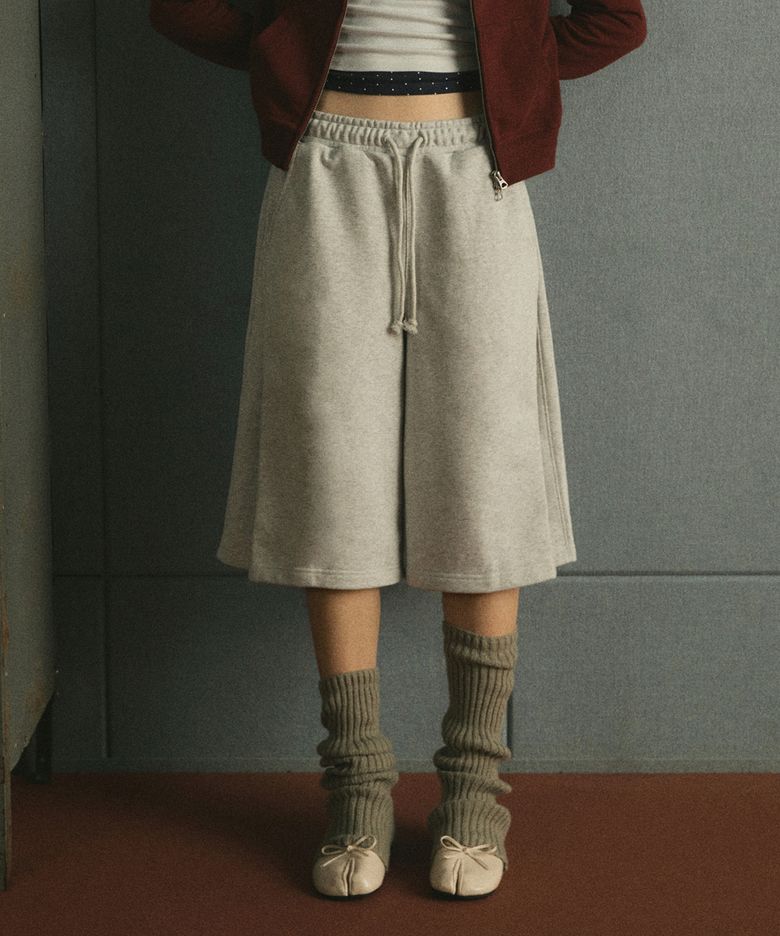 Wide Bermuda shorts(F) / WHTMG4891F