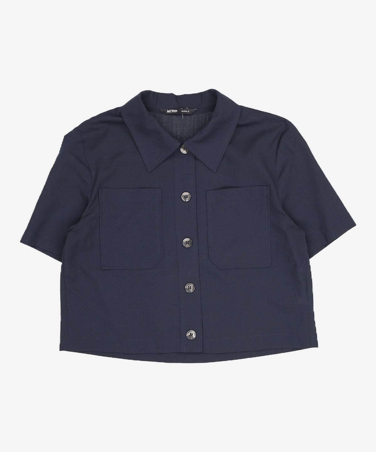 미쏘(MIXXO) 크롭 셔츠_MIWYAD701C S