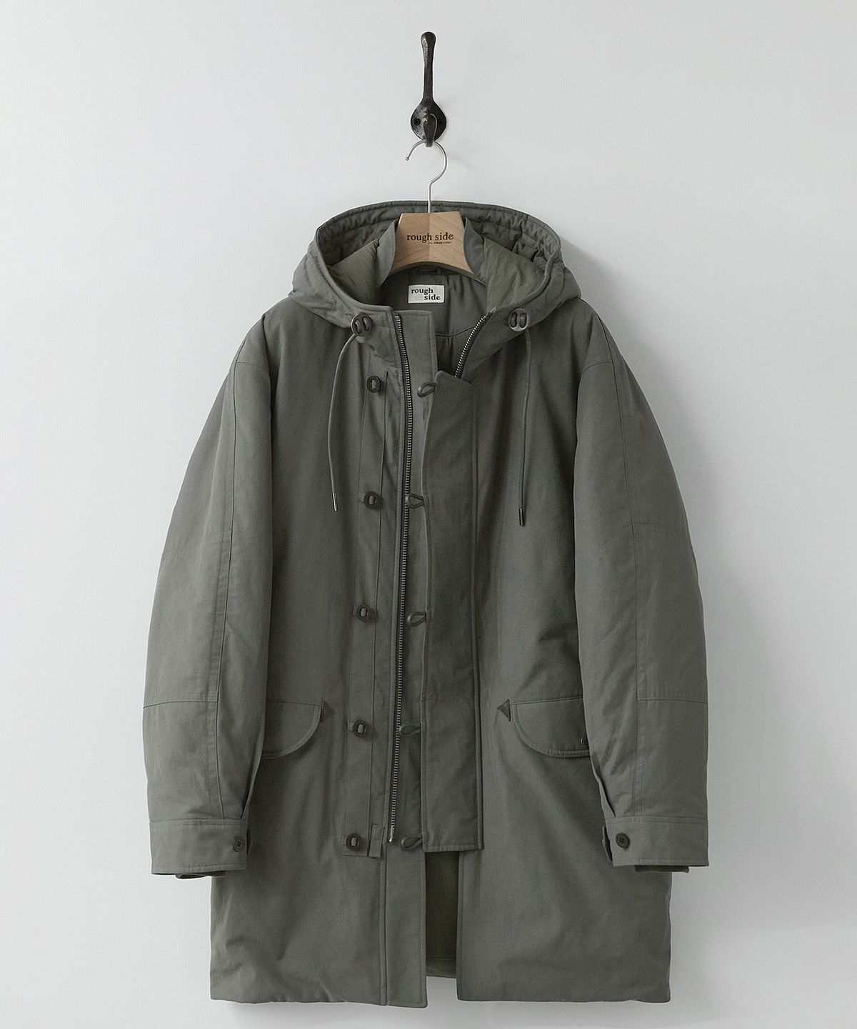 러프사이드(ROUGHSIDE) Snorkel Parka (Insulation) Mud