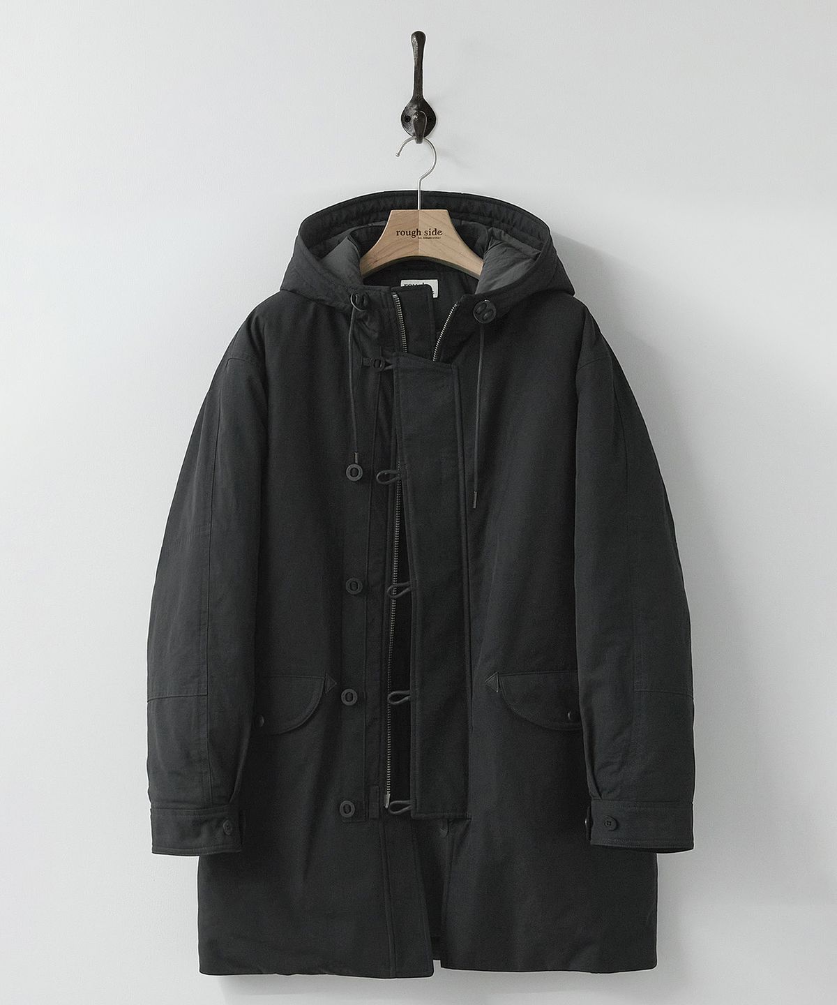 러프사이드(ROUGHSIDE) Snorkel Parka (Insulation) Ash Black
