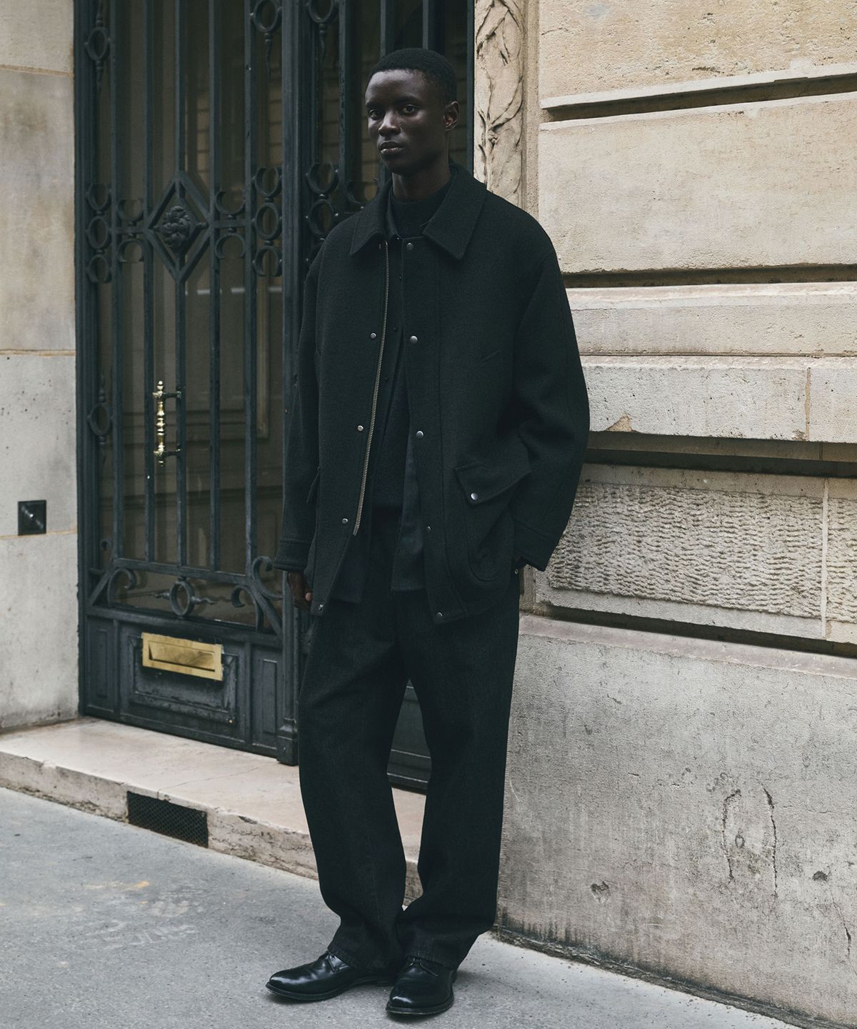 러프사이드(ROUGHSIDE) Range Coat Ash Black