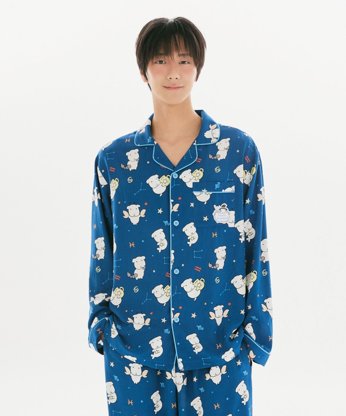 스파오(SPAO) [가나디] 긴팔 파자마(Navy)_SPPPG49U07