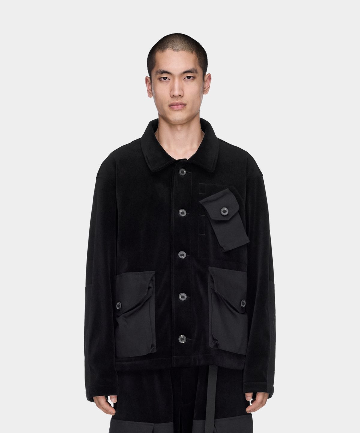 와이쓰리(Y-3) (M) 비스코스 유틸리티 블루종 블랙 VC UT BLSN BLACK