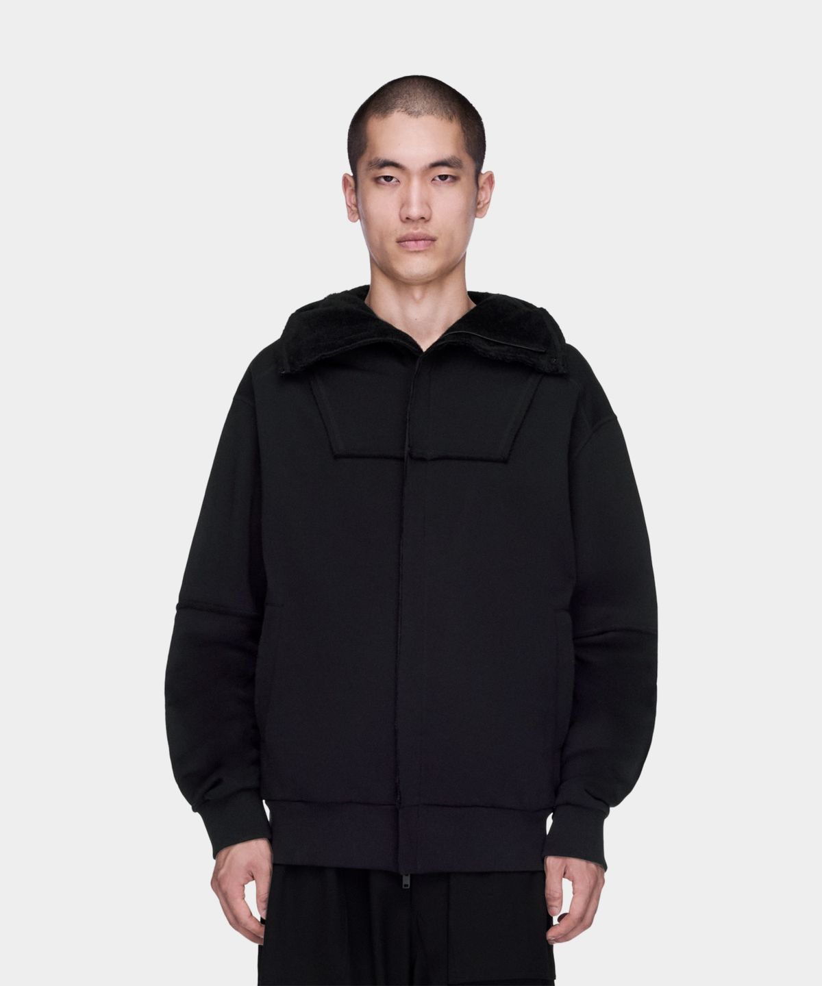 와이쓰리(Y-3) (M) 프렌치 테리 닌자 후드 블랙 FT NINJA HD BLACK/BLACK