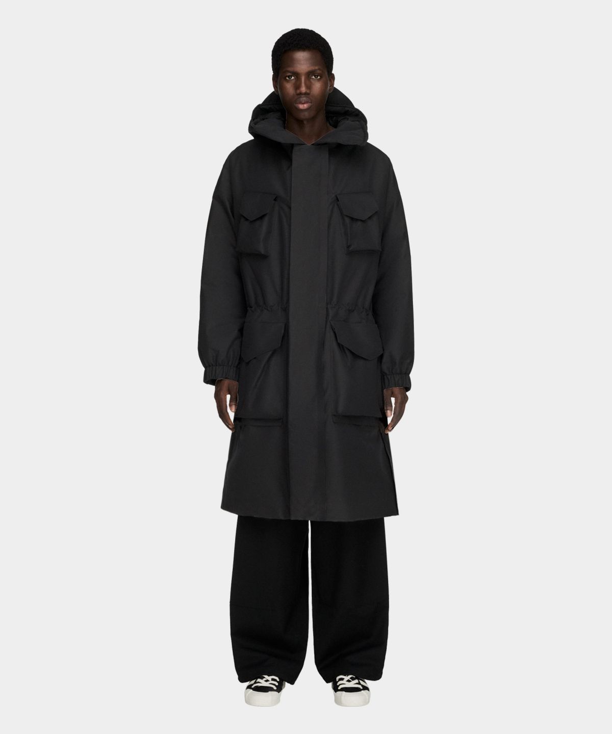 와이쓰리(Y-3) (M) 고어텍스 코트 블랙 M GTX COAT BLACK