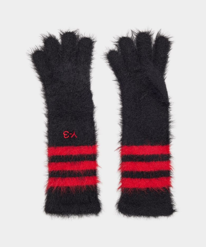(U) 3S 장갑 레드 Y-3 3S GLOVES BLACK/SCARLET