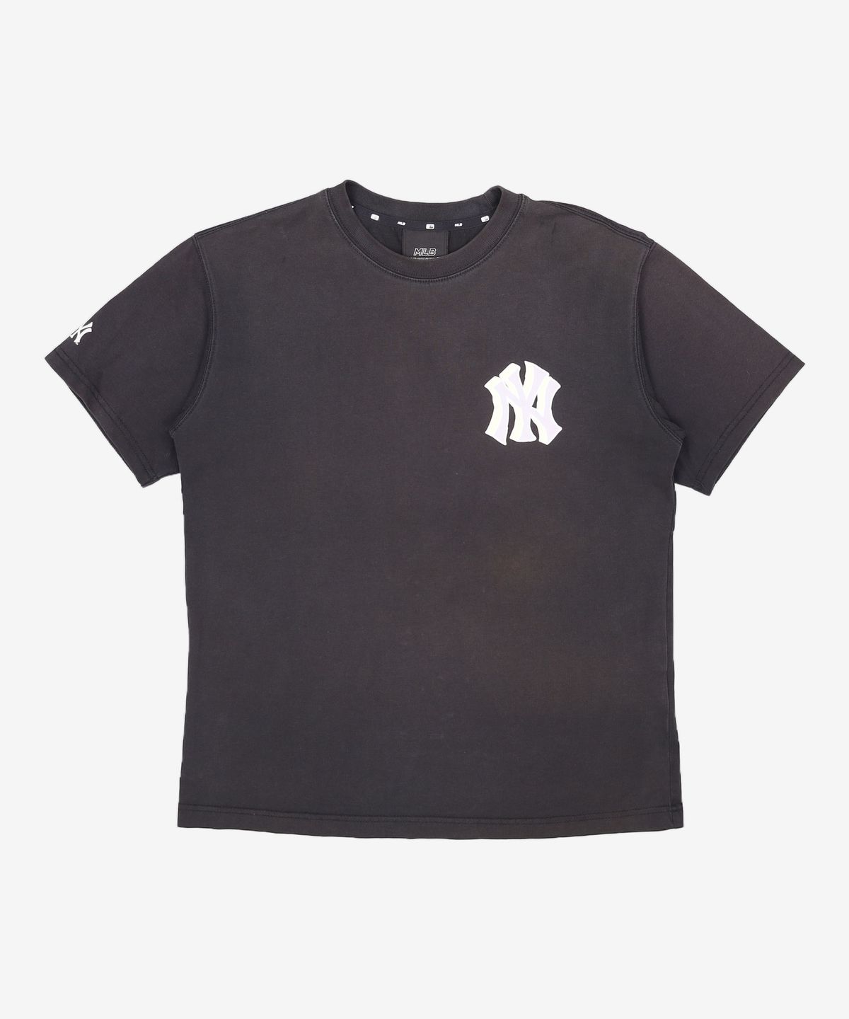 엠엘비(MLB) LIKE 팝콘 오버핏 반팔 티셔츠 NY (BLACK) S