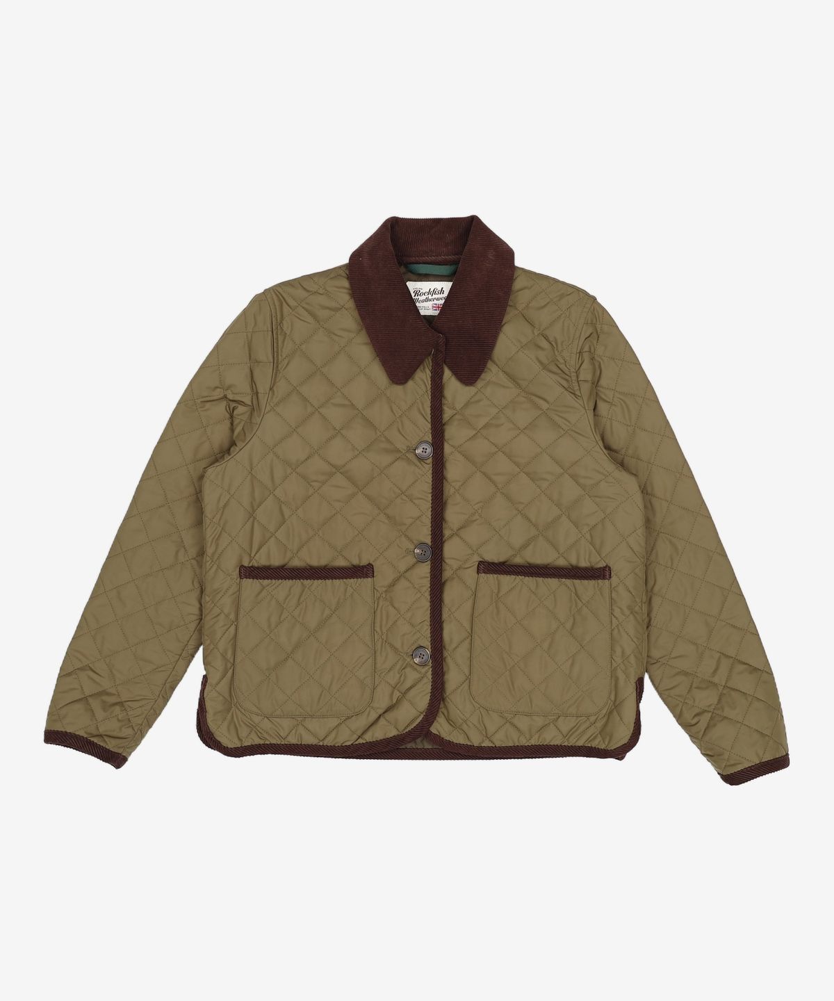 락피쉬웨더웨어(ROCKFISH WEATHERWEAR) 클래식 퀼티드 자켓 - KHAKI S