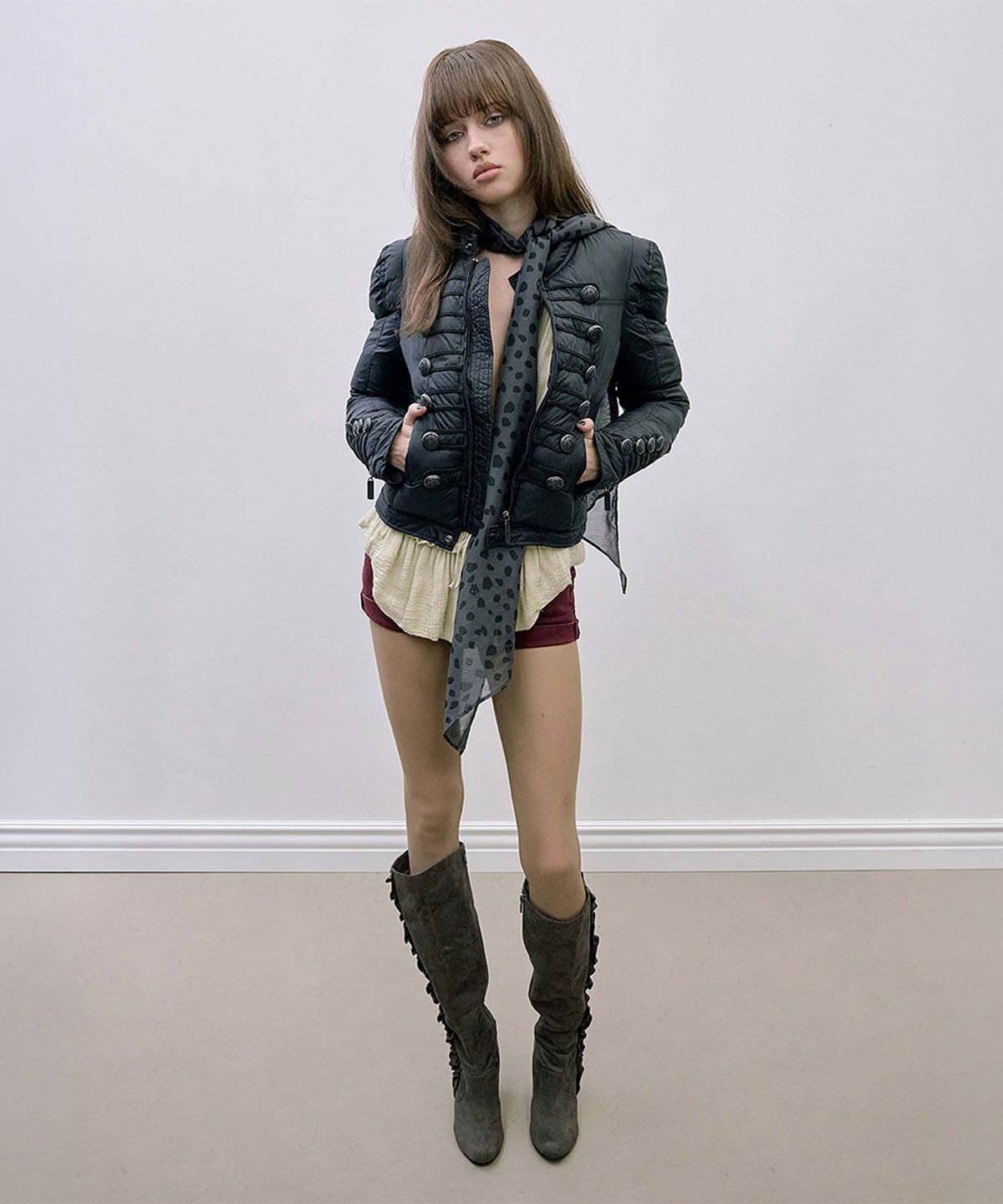 스컬프터(SCULPTOR) Napoleon Puffer Jacket Black