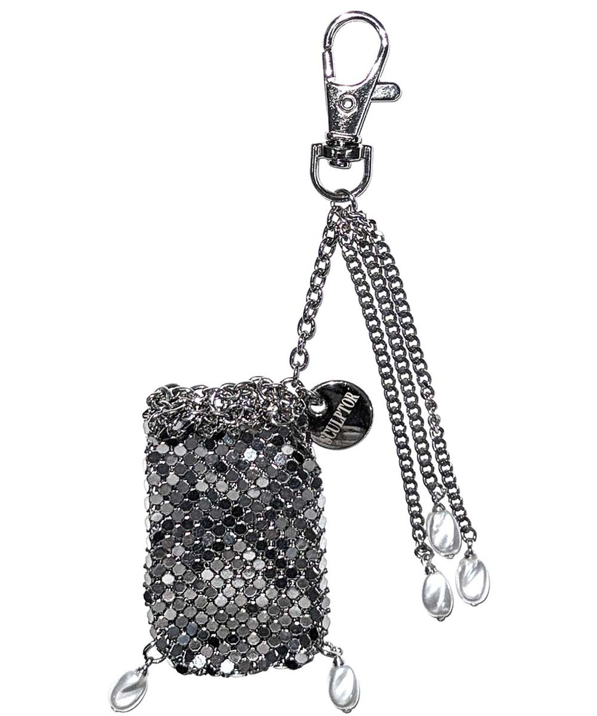 스컬프터(SCULPTOR) Tear Drop Chainmail Pouch Solid