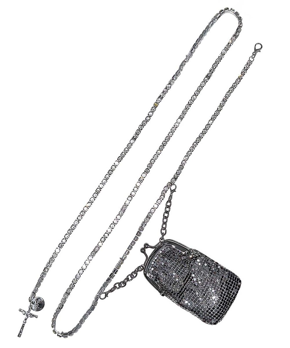 스컬프터(SCULPTOR) Lip Pouch Chain Belt Solid