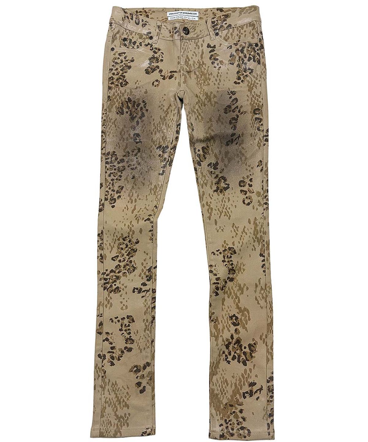 스컬프터(SCULPTOR) Wet Skinny Jeans Beige