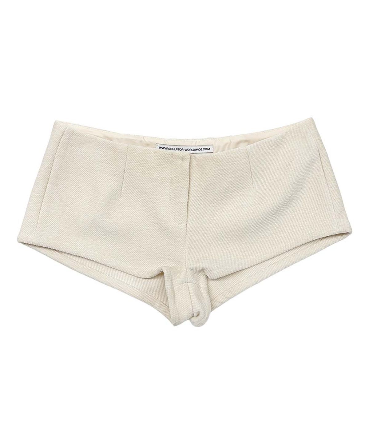 스컬프터(SCULPTOR) Corduroy Micro Shorts White