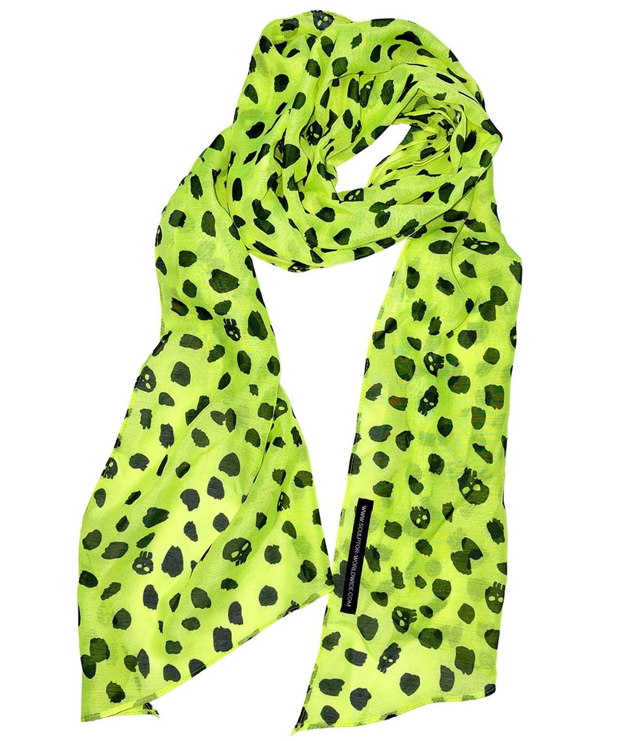 스컬프터(SCULPTOR) Dalmatian Scarf Neon Green
