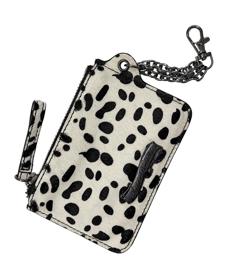 Pony Hair Card Wallet Dalmatian