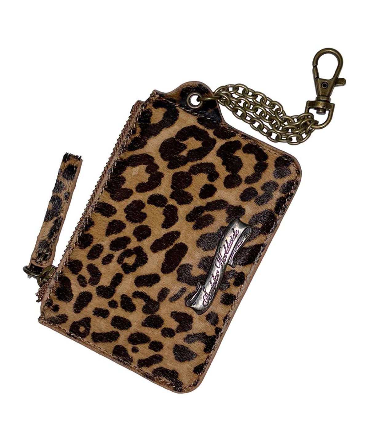 스컬프터(SCULPTOR) Pony Hair Card Wallet Leopard