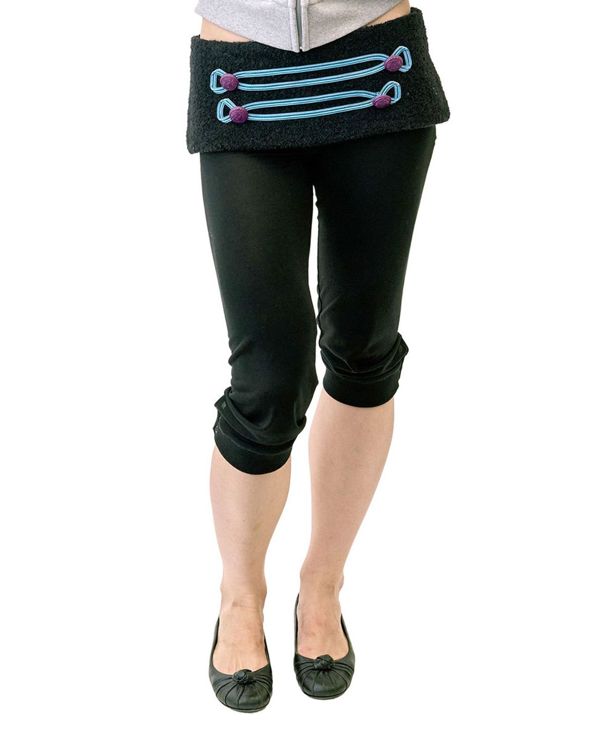 스컬프터(SCULPTOR) Jersey Capri Pants Black