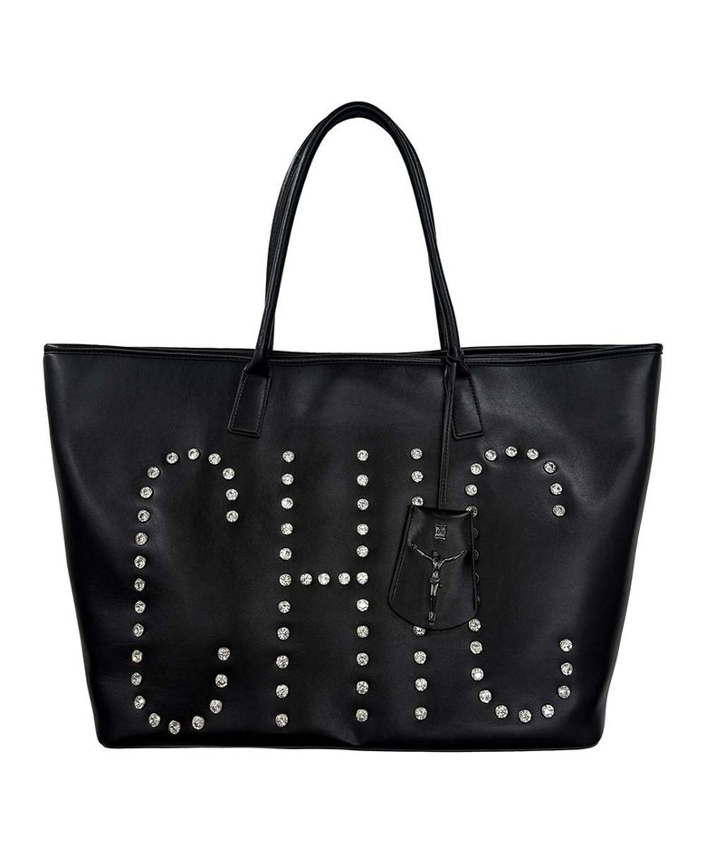 Couture Grocery Tote Bag Black
