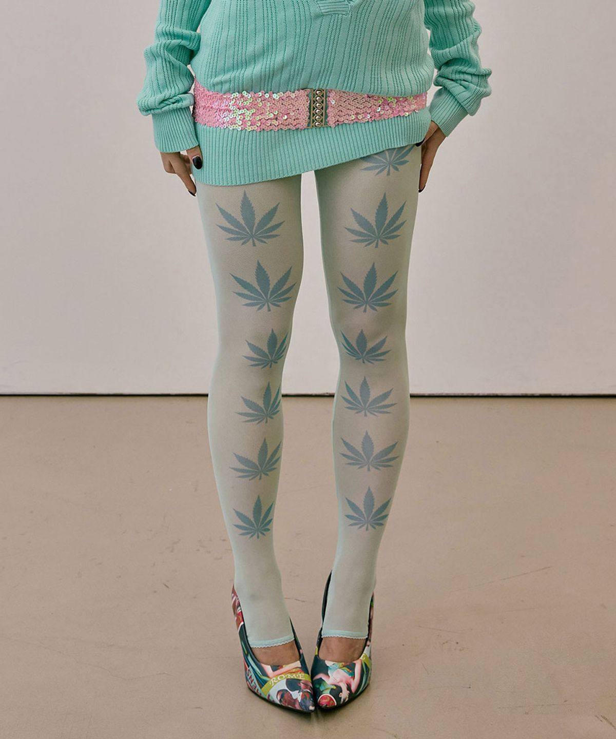 스컬프터(SCULPTOR) Stoner Girl Tights Mint