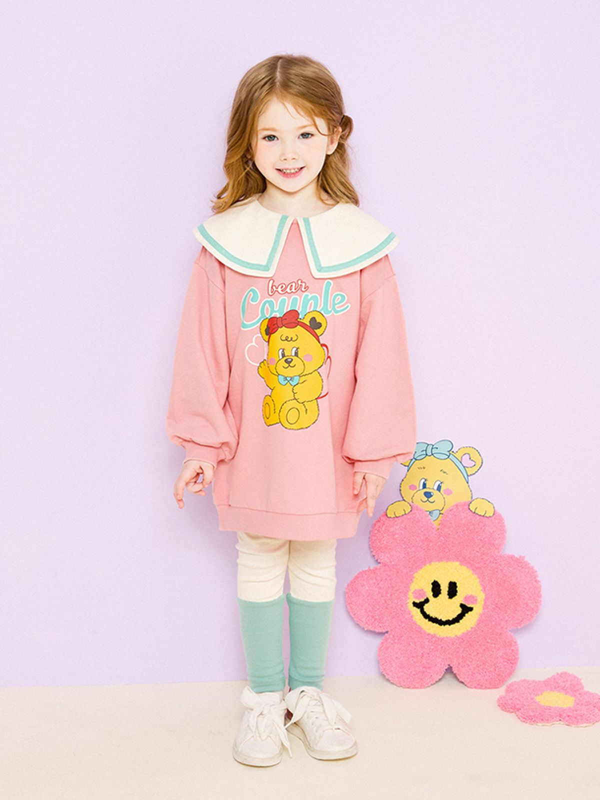 헤이미니(HEJMINI) 깜찍베어카라상하복