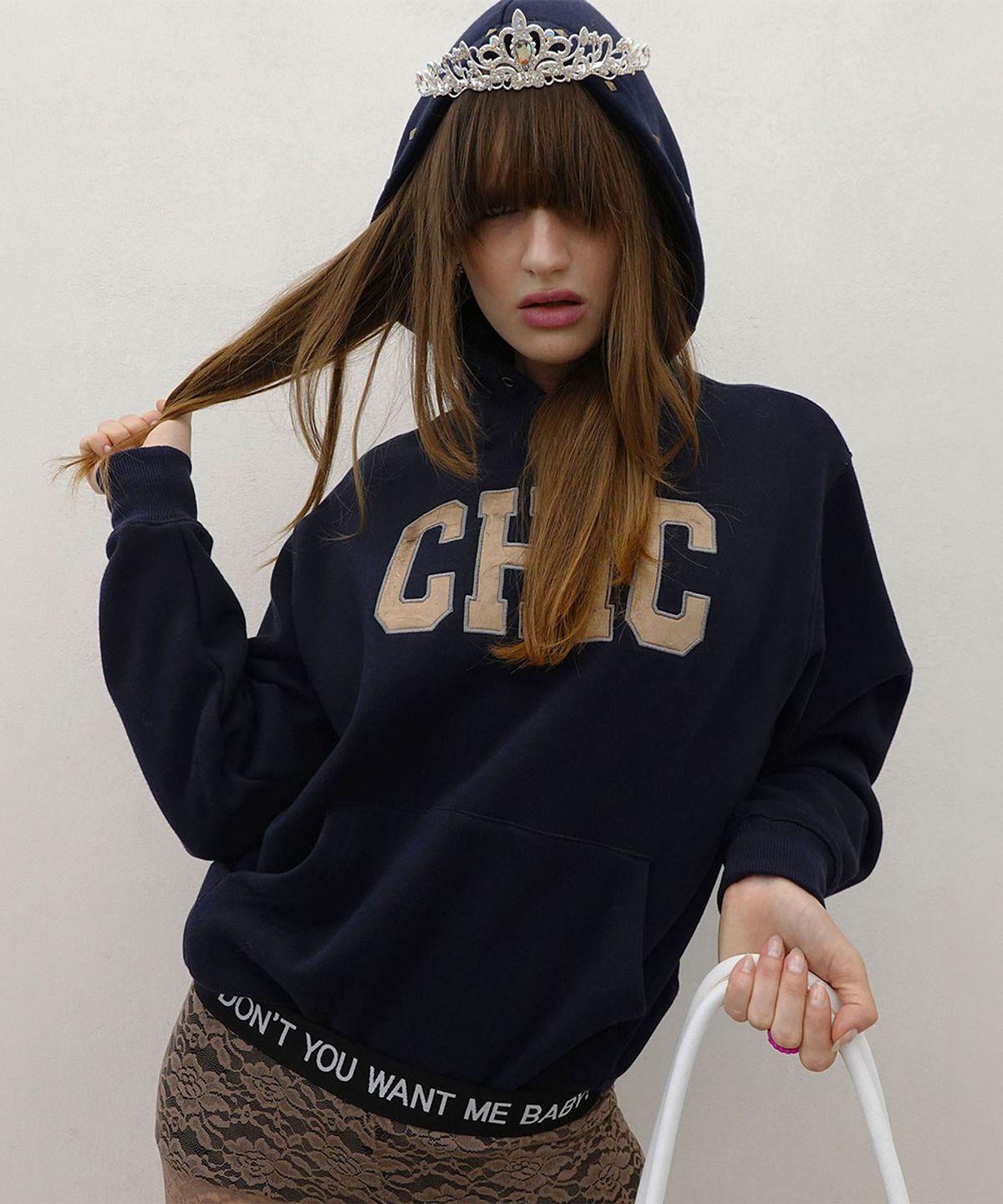 스컬프터(SCULPTOR) Chic Hoodie Navy