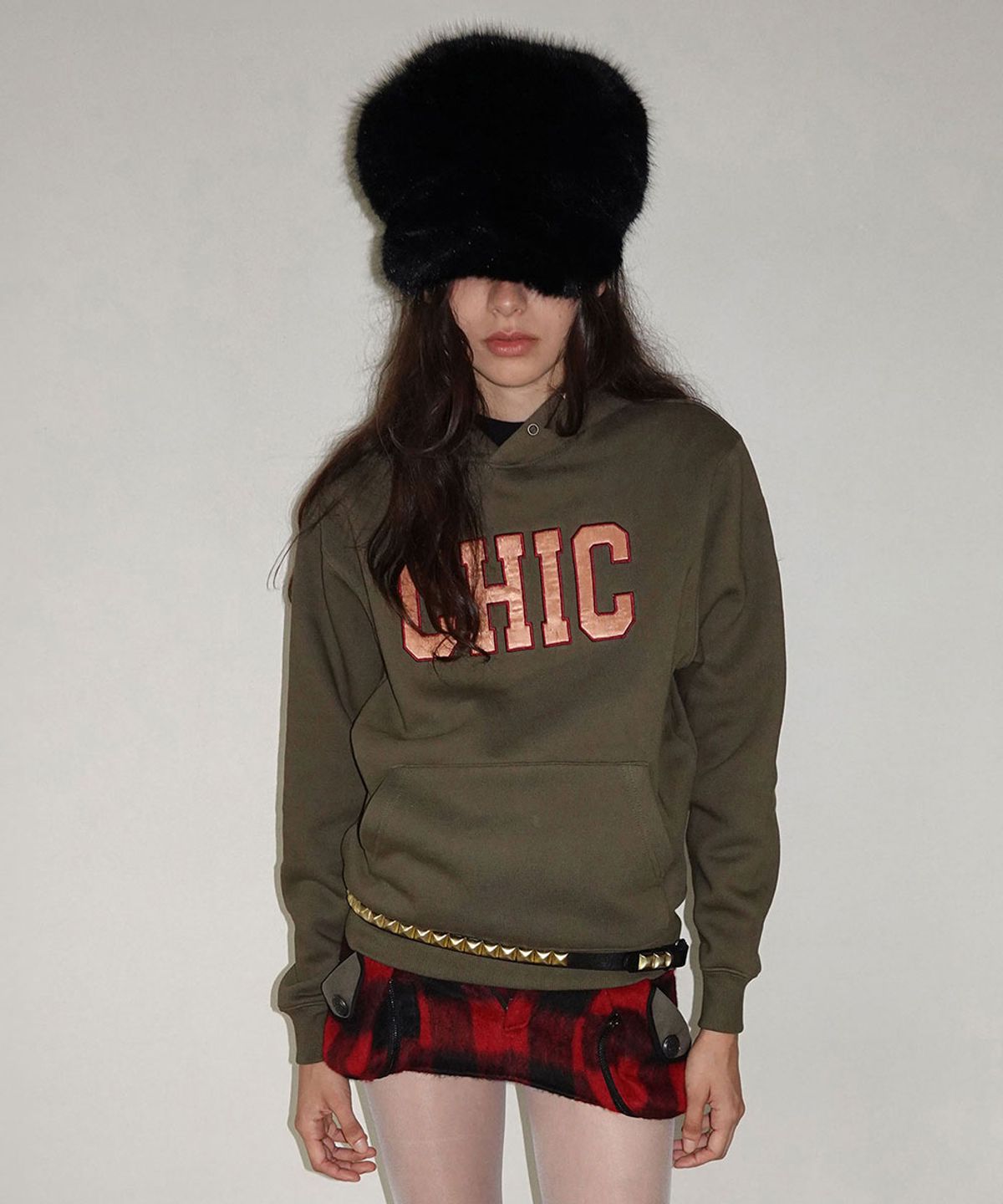 스컬프터(SCULPTOR) Chic Hoodie Khaki