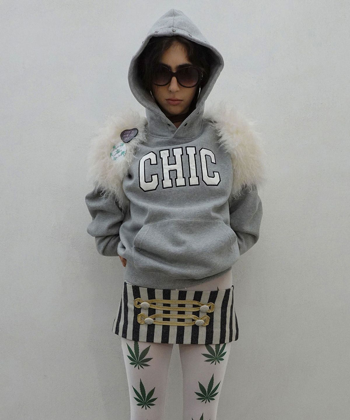 스컬프터(SCULPTOR) Chic Hoodie Melange Gray