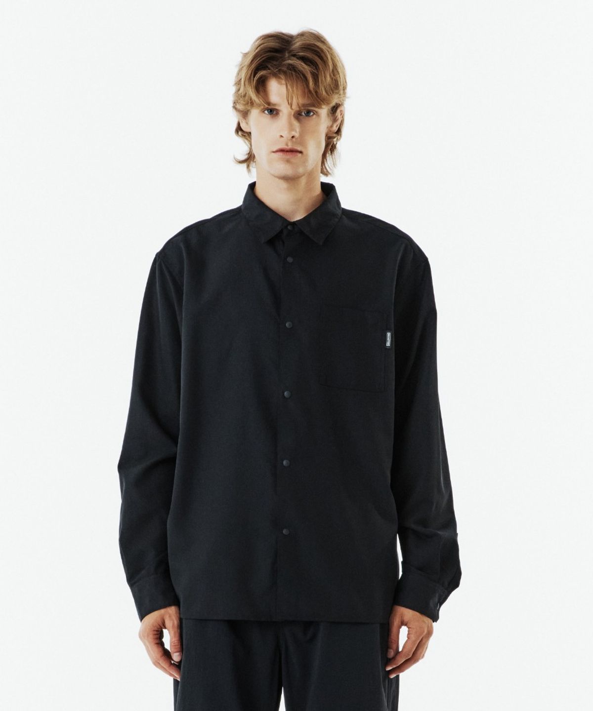 브롬톤 런던(BROMPTON LONDON) UTILITY SHIRT - BLACK (P263MSH108)