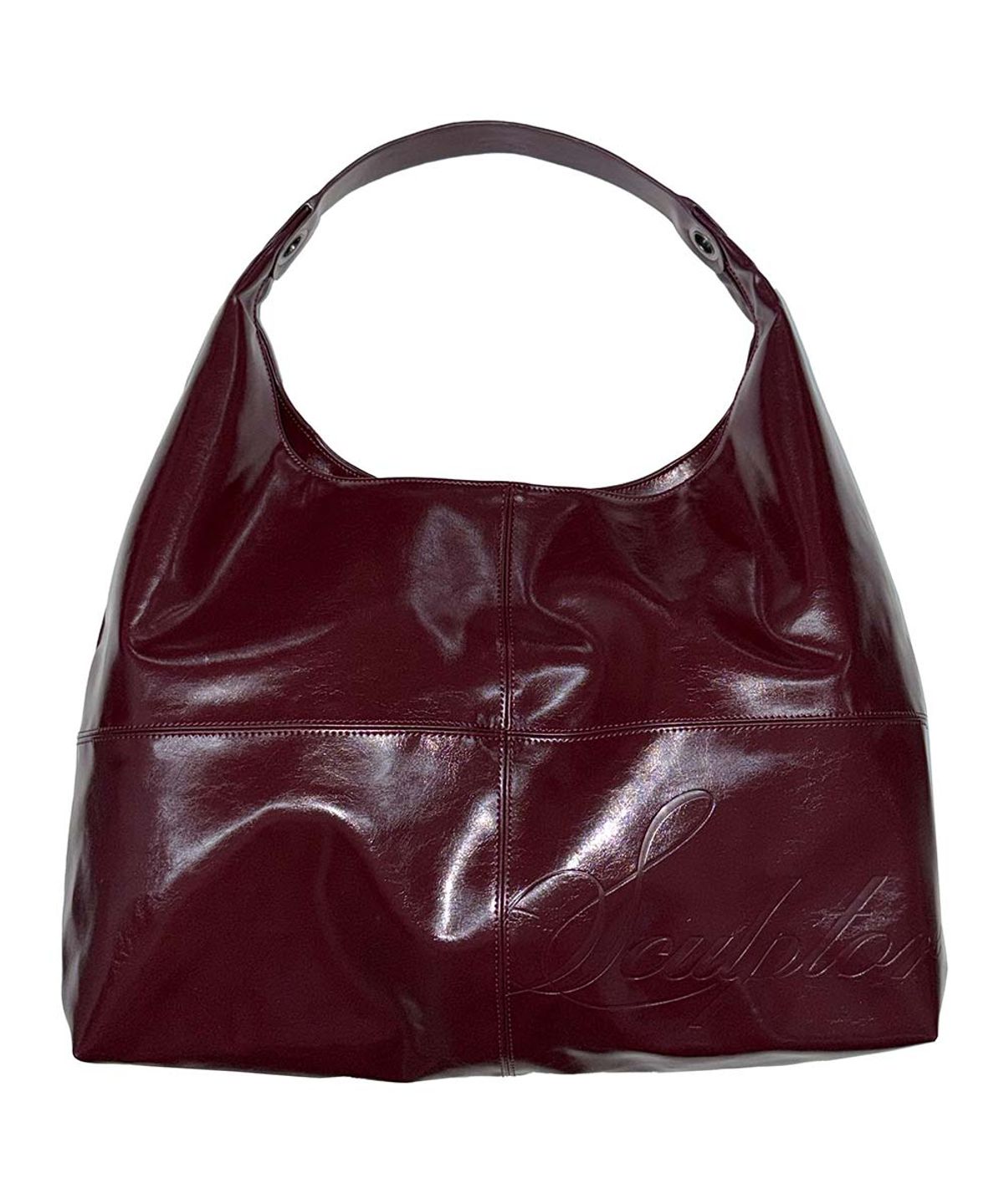 스컬프터(SCULPTOR) Carryall Hobo Bag Burgundy