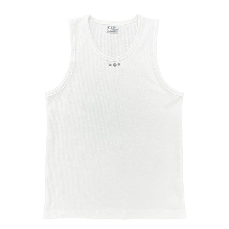 Triple Concho Sleeveless White
