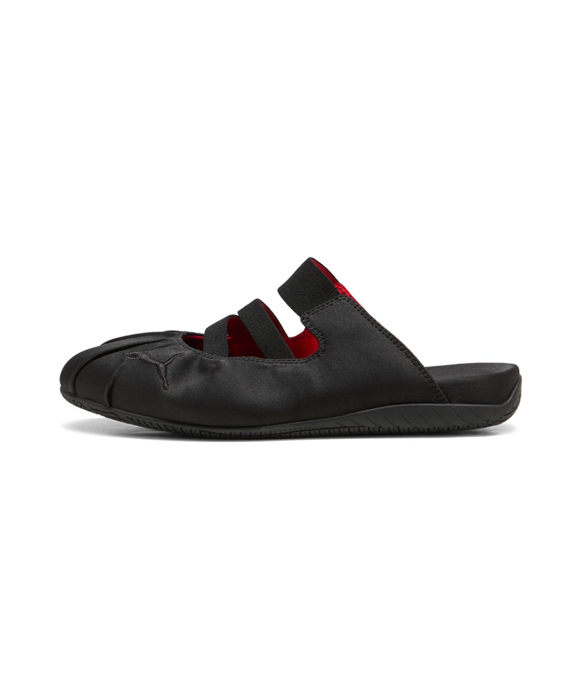 푸마(PUMA) 스피드캣 뮬 새틴 우먼 - 푸마 블랙:포 올 타임 레드 / 409911-02