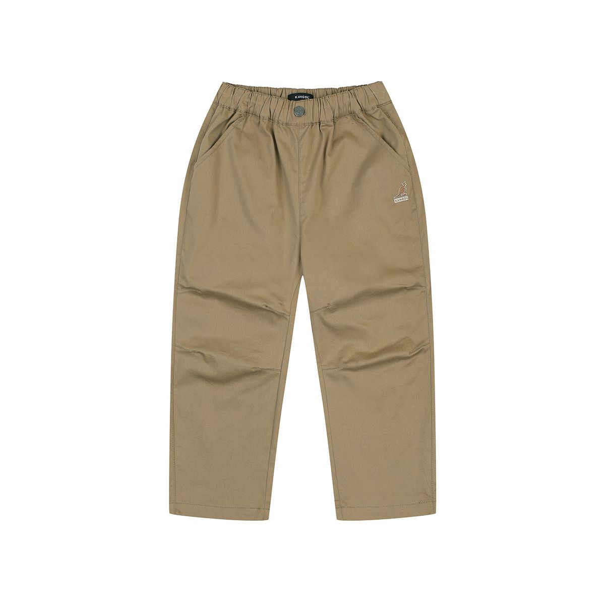 캉골키즈(KANGOL KIDS) 커브드핏 우븐 팬츠 SC 0202 베이지